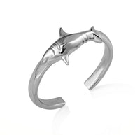 Gold Marine Shark Toe Ring (Available in Yellow/Rose/White Gold)