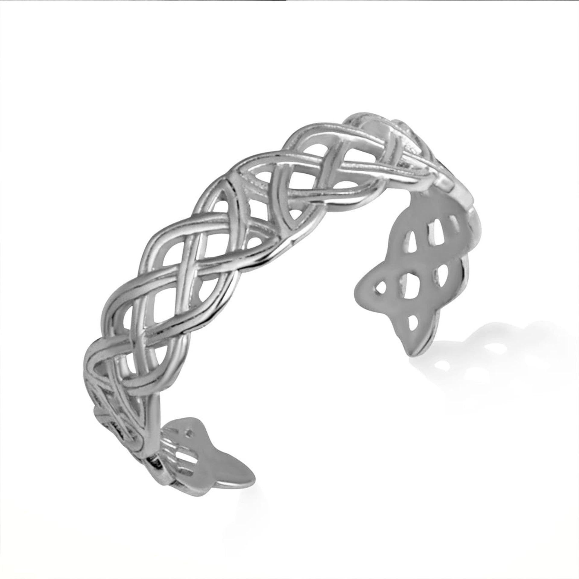 Gold Irish Celtic Trinity Knot Toe Ring