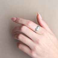 .925 Sterling Silver Nature Butterfly Ring