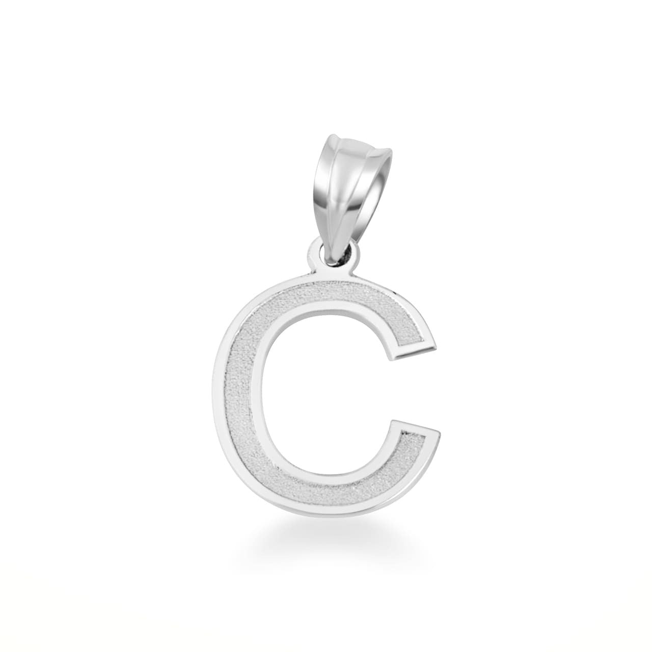 .925 Sterling Silver Personalized Letter 