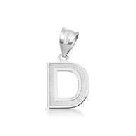 .925 Sterling Silver Personalized Letter 