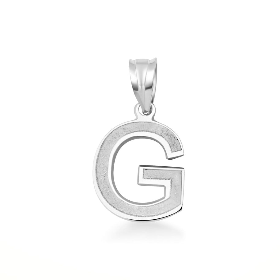.925 Sterling Silver Personalized Letter 