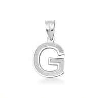 .925 Sterling Silver Personalized Letter 