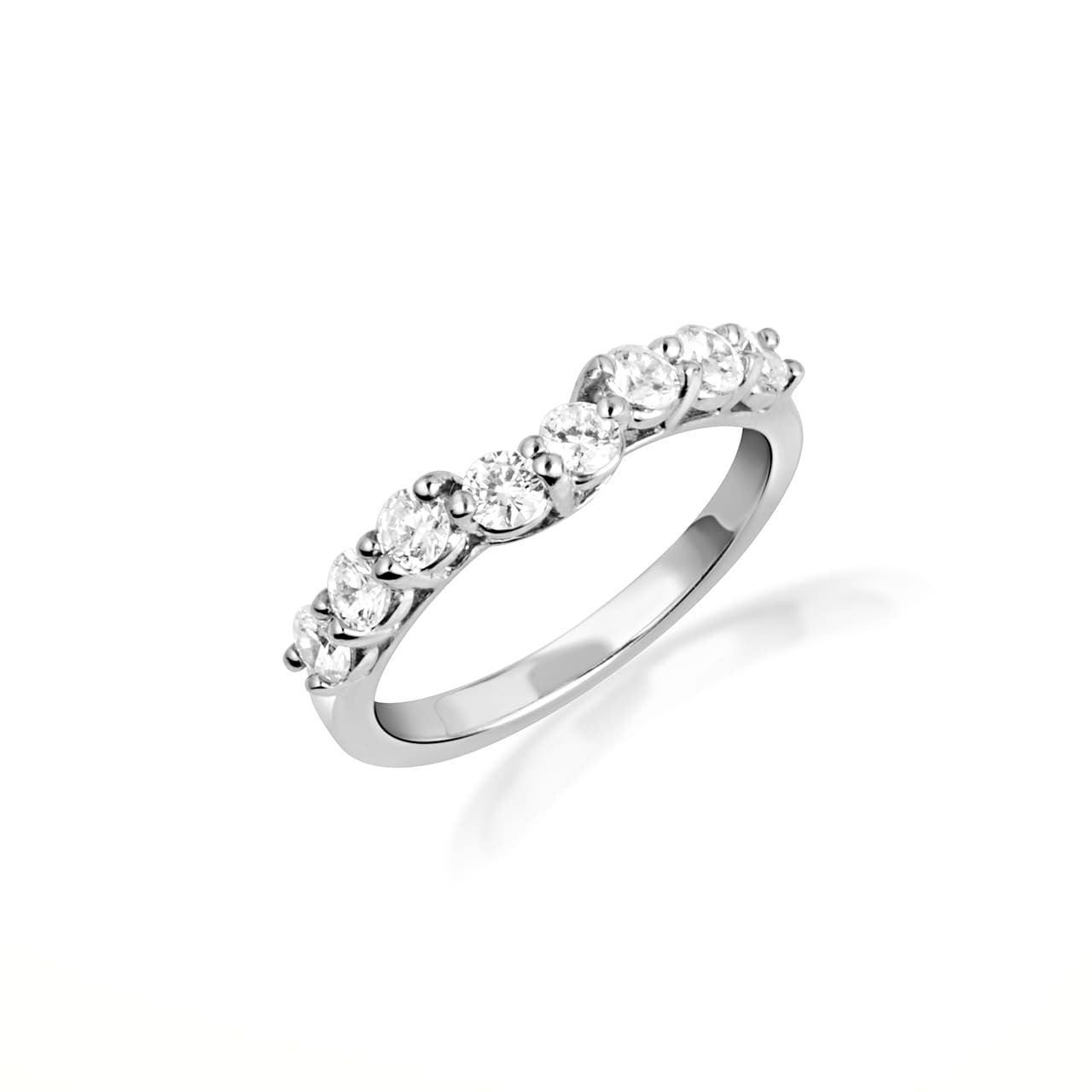 14K Gold Lab Grown Diamond Engagement Band Ring Set (Available in Yellow/Rose/White Gold)