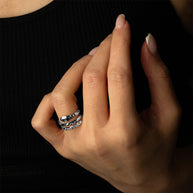 925 Sterling Silver Snake Ring