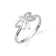 Solid .925 Sterling Silver Firefly Ring