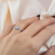 925 Sterling Silver Daisy Flower Ring