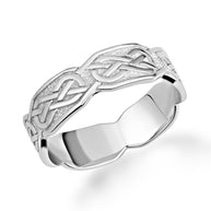 Gold Infinity Knot Band Ring (Available in Yellow/Rose/White Gold)