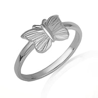 Gold Nature Butterfly Ring (Available in Yellow/Rose/White Gold)