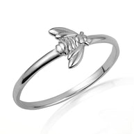 .925 Sterling Silver Firefly Ring