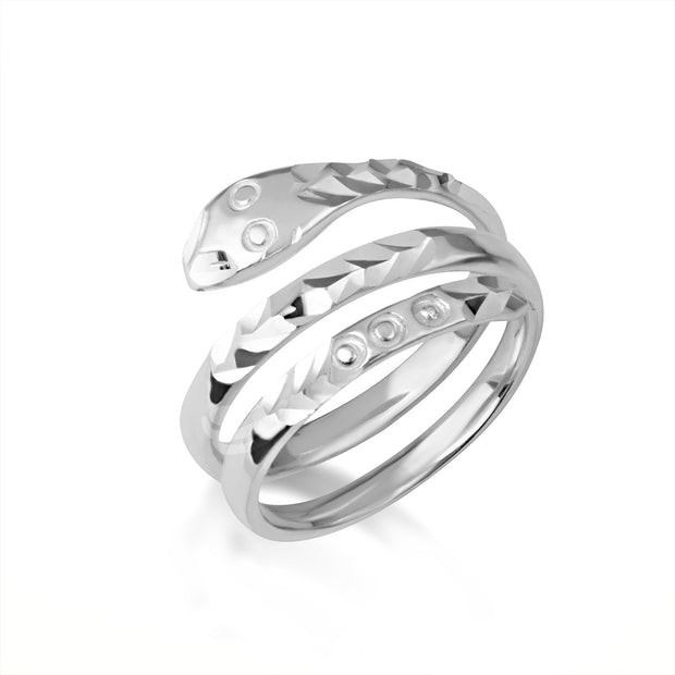 925 Sterling Silver Snake Ring
