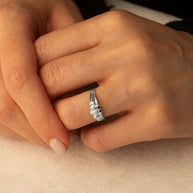 925 Sterling Silver Baby Nugget Ring