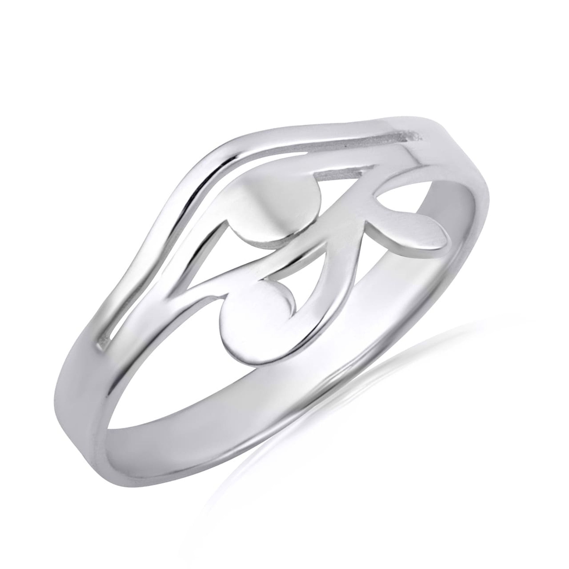 Gold Egyptian Eye Of Horus Wadjet Ring (Available in Yellow/Rose/White Gold)