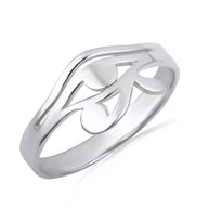 Gold Egyptian Eye Of Horus Wadjet Ring (Available in Yellow/Rose/White Gold)