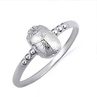 Gold Egyptian Scarab Beetle Ring (Available in Yellow/Rose/White Gold)