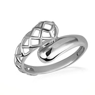 Gold Geometric Design Wraparound Ring (Available in Yellow/Rose/White Gold)