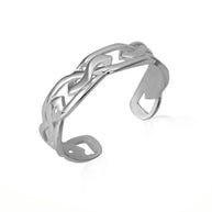 Gold Celtic Trinity Toe Ring (Available in Yellow/Rose/White Gold)