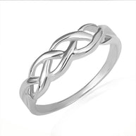 Gold Celtic Trinity Weave Ring (Available in Yellow/Rose/White Gold)