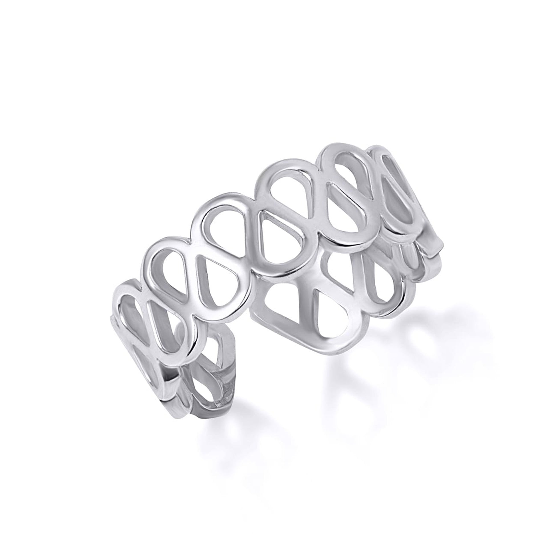 Gold Teardrop Pear Toe Ring (Available in Yellow/Rose/White Gold)