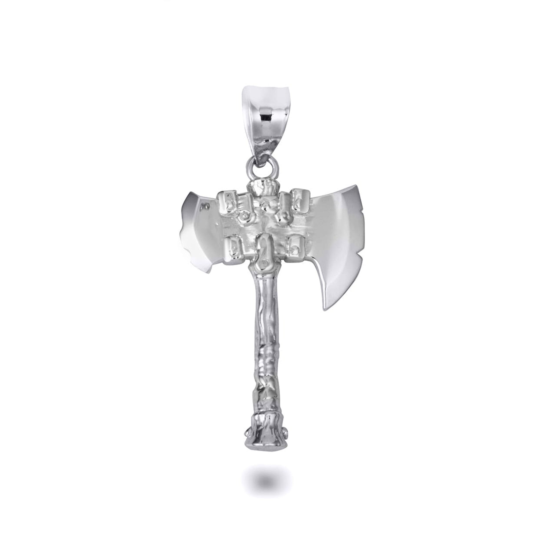 Gold Viking Battle Axe Norse Pendant Necklace (Available in Yellow/Rose/White Gold)