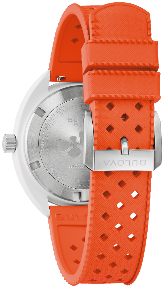 98B448 Bulova Snorkel Clownfish White Dial Men's Watch