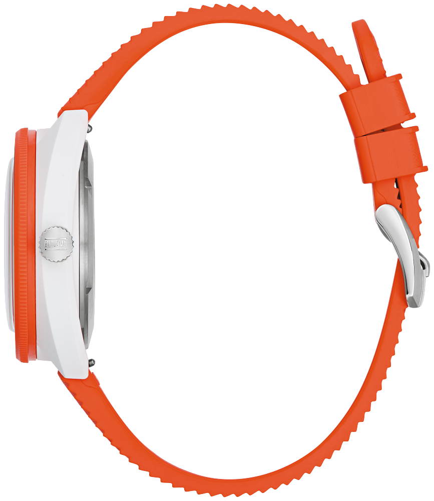 98B448 Bulova Snorkel Clownfish White Dial Men's Watch