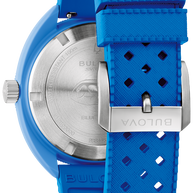 98B445 Bulova Snorkel Blue Dial Rubber Strap Men's Watch