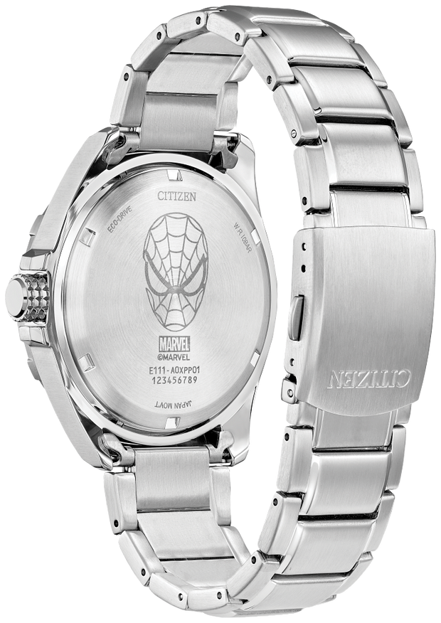 Citizen BM7610-52W Marvel Spider-Man Blue Dial Stainless Steel Men's Watch