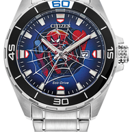 Citizen BM7610-52W Marvel Spider-Man Blue Dial Stainless Steel Men's Watch
