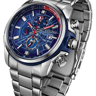 Citizen CA0429-53W Marvel Spider Man Eco-Drive Chronograph Blue Dial Men's Watch
