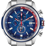 Citizen CA0429-53W Marvel Spider Man Eco-Drive Chronograph Blue Dial Men's Watch