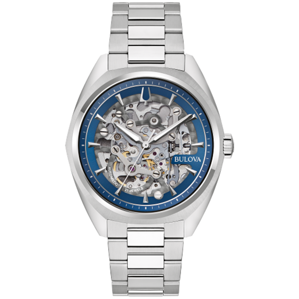 Bulova 96A292 Surveyor Automatic Blue Dial Men's Watch