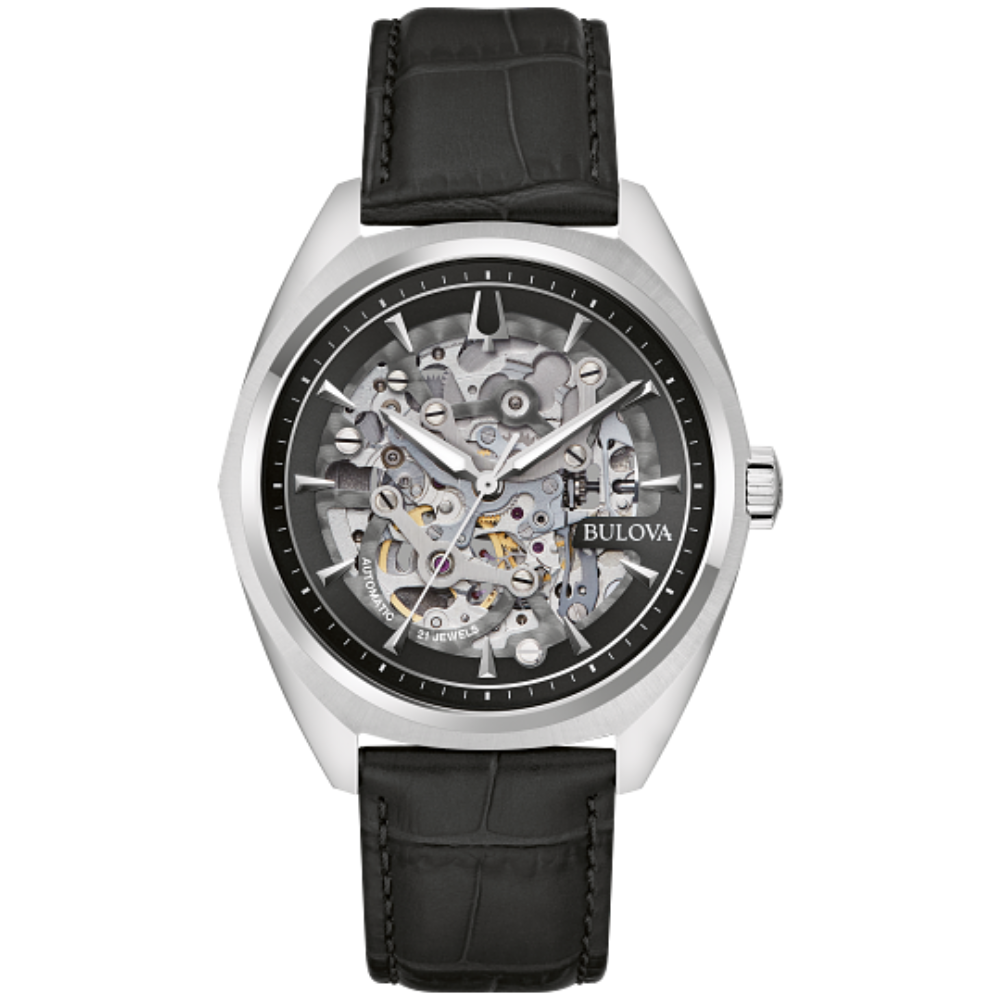 Bulova 96A310 Surveyor Automatic Silver Tone Men's Watch