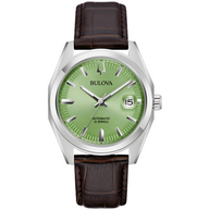 Bulova 96B427 Surveyor Automatic Green Dial Ladies Watch