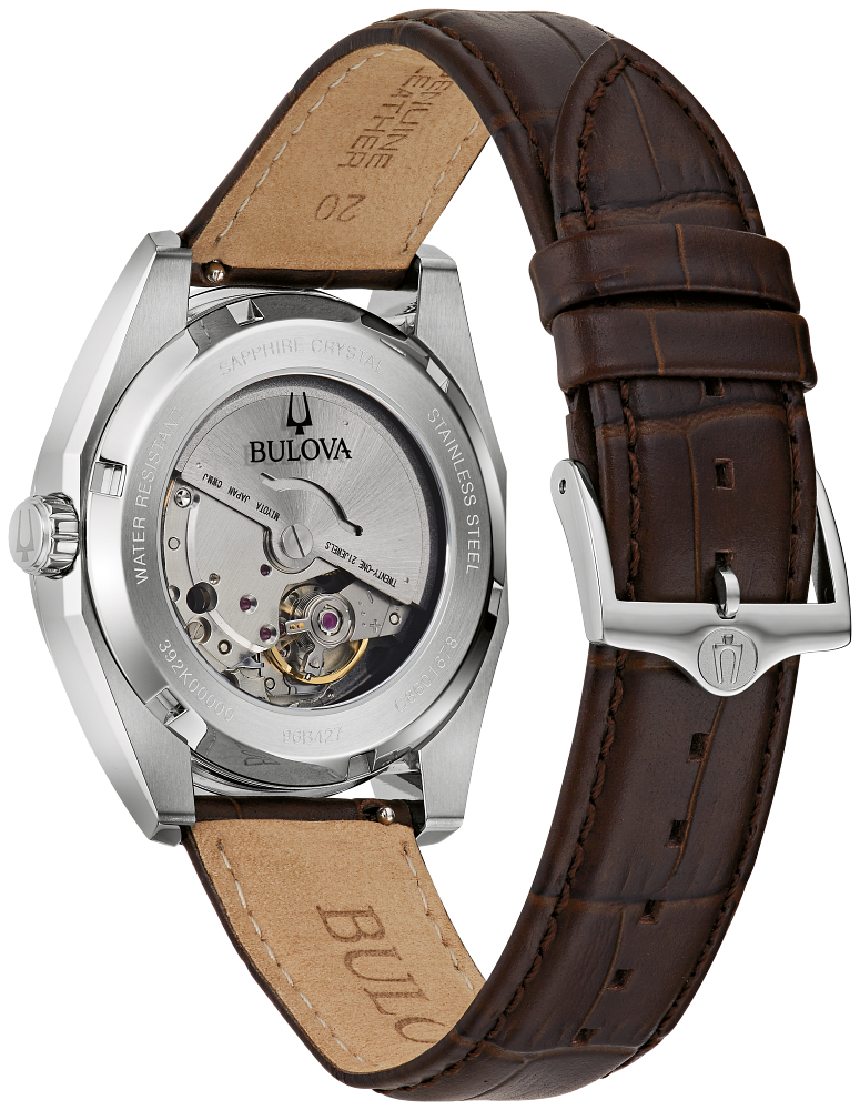Bulova 96B427 Surveyor Automatic Green Dial Ladies Watch