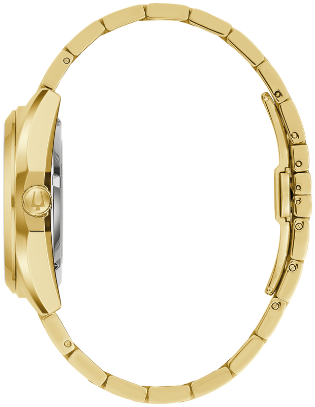 Bulova 97A182 Classic Surveyor Gold Dial Men's Watch