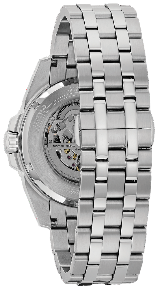 Bulova Classic 96A187 Silver Dial Automatic Men's Watch