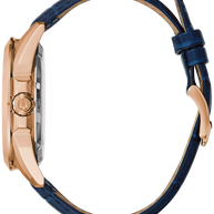 BULOVA 97A161 Sutton Blue Skeleton Leather Men's Watch