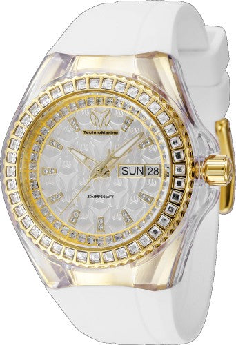 Technomarine Men's TM-121172 Cruise Quartz Chronograph Silver Dial Watch