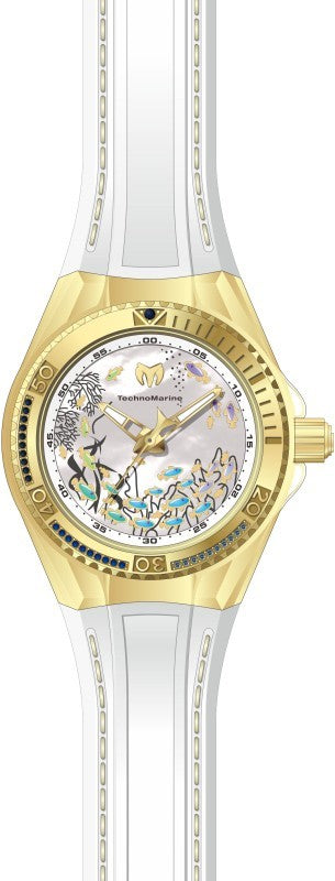Technomarine Women's TM-125009 Cruise Quartz PC21 White Dial Watch