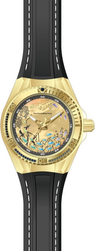Technomarine Women's TM-125010 Cruise Quartz PC21 Gold Dial Watch