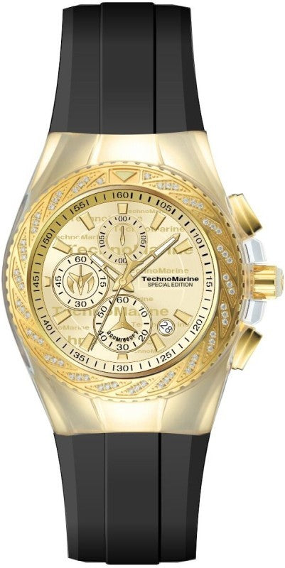Technomarine Men's TM-125012 Cruise Quartz VD57 Gold Dial Watch