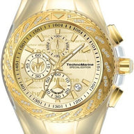 Technomarine Men's TM-125012 Cruise Quartz VD57 Gold Dial Watch