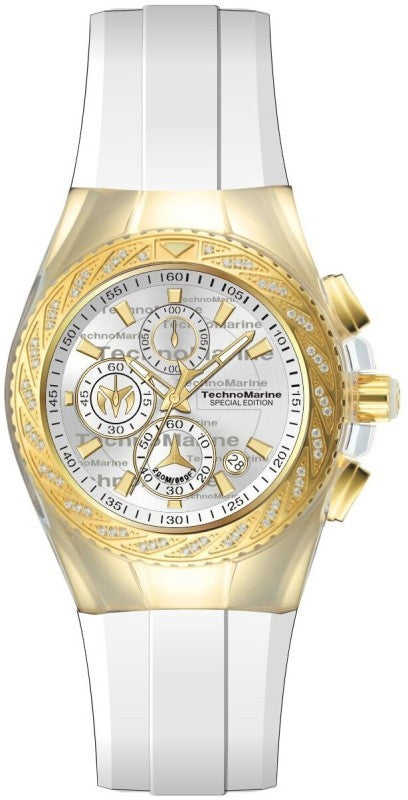 Technomarine Women's TM-125013 Cruise Quartz VD57 Silver Dial Watch