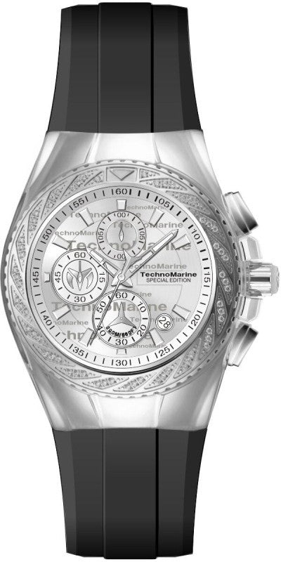 Technomarine Men's TM-125014 Cruise Quartz VD57 Silver Dial Watch