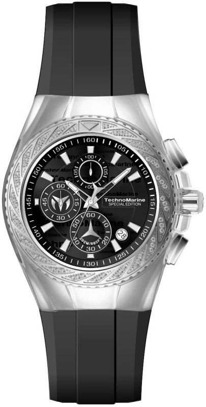 Technomarine Women's TM-125015 Cruise Quartz VD57 Black Dial Watch