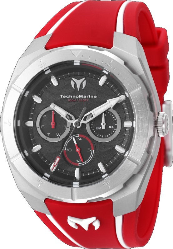 Technomarine Men's TM-125017 Cruise Quartz VH63 Black Dial Watch