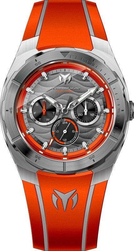 Technomarine Men's TM-125018 Cruise Quartz VH63 Red, Grey, Black Dial Watch