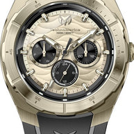 Technomarine Men's TM-125025 Cruise Quartz VH63 Gold, Black Dial Watch
