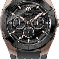 Technomarine Men's TM-125029 Cruise Quartz VH63 Black Dial Watch